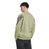 Sudadera adidas Future Icons 3 Bandas Crew Hombre Verde