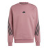 Sudadera adidas Future Icons 3 Bandas Crew Hombre Rosa