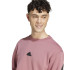 Sudadera adidas Future Icons 3 Bandas Crew Hombre Rosa