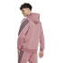 Chaqueta adidas Future Icons 3 Bandas Full-Zip Hoodie Hombre Rosa