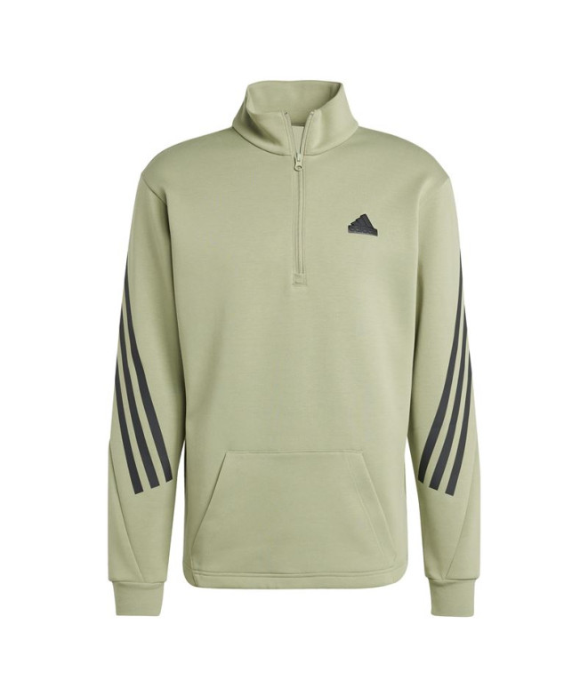 Sudadera adidas Future Icons 3 Bandas Half Zip...
