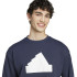 Sudadera adidas Future Icons Bos Crew Hombre Azul