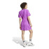 Vestido adidas Tiro Cut 3 Bandas Jacquard Mujer Morado