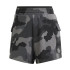 Pantalones adidas Essentials 3 Bandas Camo Print Cargo Shorts Mujer Negro