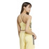 Camiseta adidas Tiro Cut 3 Bandas Summer Triangle Top Mujer Amarillo