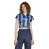 Camiseta adidas Tiro Cut 3 Bandas Print Baby Mujer Azul