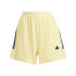 Pantalones adidas Tiro Cut 3 Bandas Jacquard Shorts Mujer Amarillo