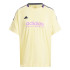 Camiseta adidas Tiro Cut 3 Bandas Jacquard Boyfriend Mujer Amarillo