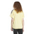 Camiseta adidas Tiro Cut 3 Bandas Jacquard Boyfriend Mujer Amarillo
