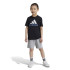 Conjunto adidas Little Essentials Logo And nfantil Negro