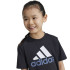 Conjunto adidas Little Essentials Logo And nfantil Negro
