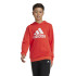 Sudadera adidas Big Logo Essentials Cotton Infantil Rojo
