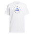 Camiseta de Baloncesto adidas Hoops Emblem Graphic Hombre Blanco