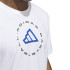 Camiseta de Baloncesto adidas Hoops Emblem Graphic Hombre Blanco