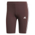 Mallas adidas Essentials 3 Bandas Bike Mujer Marrón