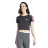 Camiseta adidas Essentials 3 Bandas Baby Mujer Negro