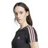 Camiseta adidas Essentials 3 Bandas Baby Mujer Negro