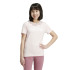 Camiseta adidas Essentials Linear Logo Cotton Slim Fit Niña Rosa