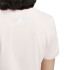 Camiseta adidas Essentials Linear Logo Cotton Slim Fit Niña Rosa