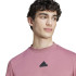 Camiseta adidas Future Icons 3 Bandas Hombre Rosa