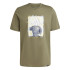 Camiseta adidas Doodle Graphic Hombre Verde Oliva