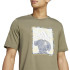 Camiseta adidas Doodle Graphic Hombre Verde Oliva