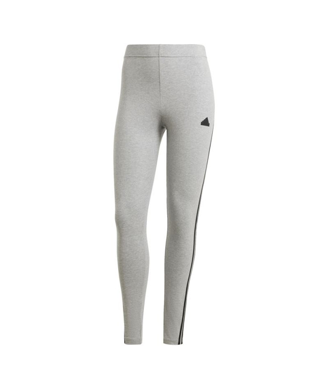 Mallas adidas Future Icons 3 Bandas Mujer Gris