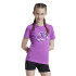 Camiseta de Fitness adidas Training Graphic Niña Morado