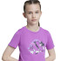 Camiseta de Fitness adidas Training Graphic Niña Morado
