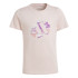 Camiseta de Fitness adidas Training Graphic Niña Rosa