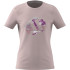 Camiseta de Fitness adidas Training Graphic Niña Rosa