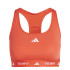 Sujetador Deportivo de Fitness adidas Techfit Medium Support Mujer Rojo