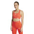 Sujetador Deportivo de Fitness adidas Techfit Medium Support Mujer Rojo