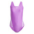 Bañador de Natación adidas 3 Bandas Mujer Morado