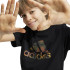 Camiseta adidas Camo Graphic Infantil Negro