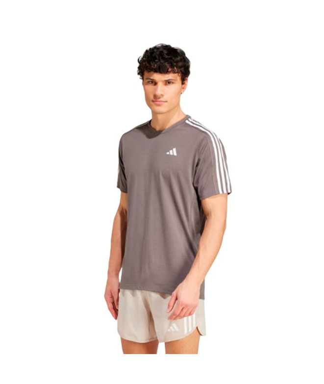 Camiseta de Running adidas Own The Run 3 Bandas...