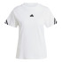 Camiseta adidas Future Icons 3 Bandas Mujer Blanco