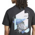 Camiseta de Montaña adidas Terrex Back Graphic Hombre Negro