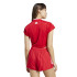 Camiseta adidas Tiro Cut 3 Bandas Cropped Jersey Mujer Rojo