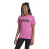 Camiseta adidas Essentials Linear Logo Cotton Slim Fit Niña Rosa