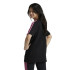 Camiseta adidas Essentials 3-Stripes Cotton Loose Fit Boyfriend Niña Negro