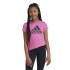 Camiseta adidas Essentials Big Logo Cotton Niña Rosa