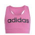 Camiseta adidas Essentials Linear Logo Cotton Top Niña Rosa