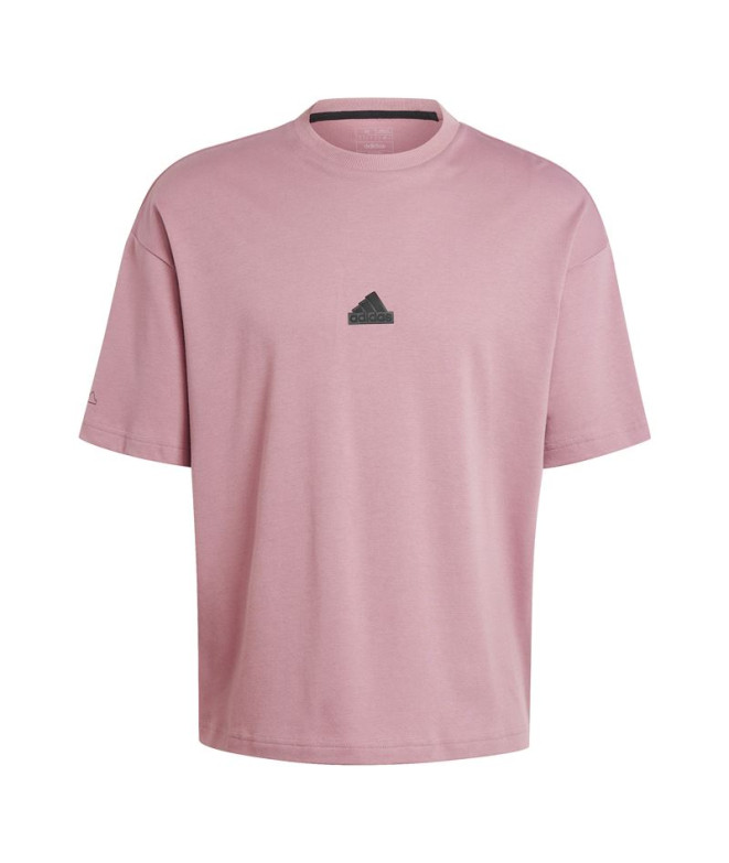 Camiseta adidas City Escape Hombre Rosa