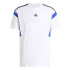 Camiseta adidas Colorblock Hombre Blanco/Negro
