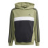 Sudadera adidas Tiberio 3 Bandas Colorblock Infantil Verde