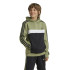 Sudadera adidas Tiberio 3 Bandas Colorblock Infantil Verde