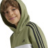 Sudadera adidas Tiberio 3 Bandas Colorblock Infantil Verde
