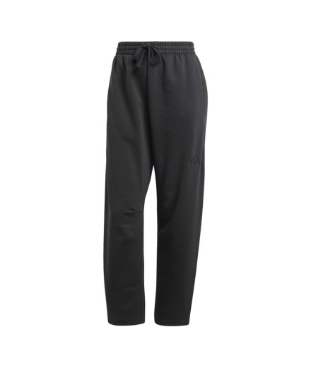 Pantalones adidas All Szn Fleece Barrel Leg Mujer Negro