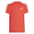 Camiseta adidas Train Essentials Aeroready 3 Bandas Regular Fit Niño Rojo